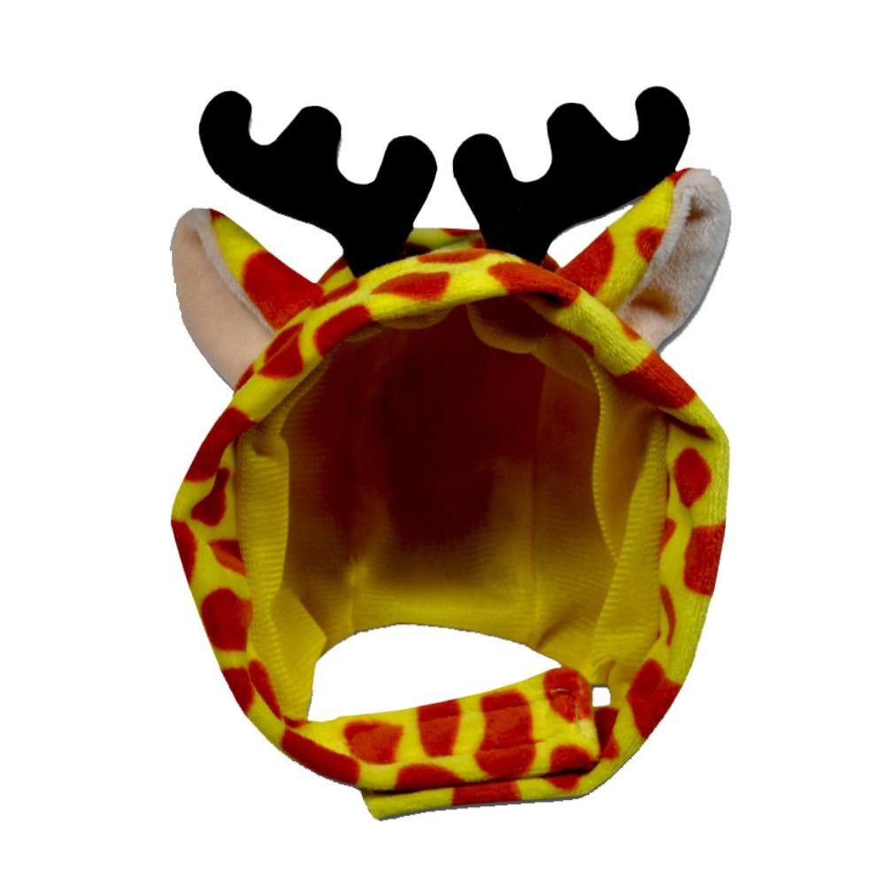 

Плюшевые кошки Нарядный костюм Шляпа Теплая кошачья шляпа для косплея Кошачья шляпа для косплея Рождественская шляпа для питомца Рождество S-giraffe