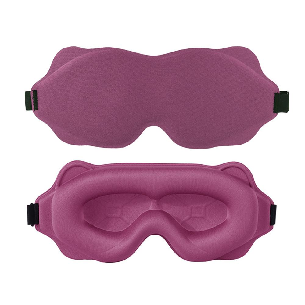 3D Sleep Mask Blindfold Sleeping Aid Soft Memory Foam Eye Mask Block Out Light Pressure Sensation Rest Relax Aid Adjustable Mask