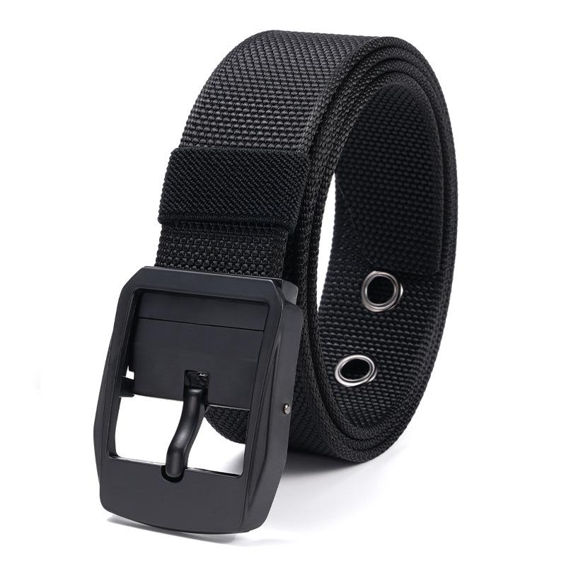 Men'S Outdoor Belt Popular Nylon Belt Adjustable Simple Automatic Buckle Belt