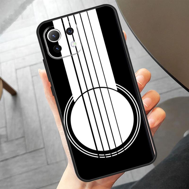 Guitar Violin Fiddle Music Case For Xiaomi 14 13 Ultra 11T 12T 13T Pro 12 Lite POCO X6 F6 Pro M6 X5 X3 F3 M5s F5 Cover