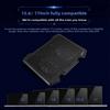 13 14 15.6 17 inch Laptop Cooling Pad LED Light USB Powered Notebook Cooling Fan Heat Dissipation Quiet Laptop Stand Base