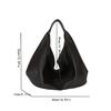 Big Black Shoulder Bags For Women Large Hobo Shopper Bag Solid Color Quality Soft Leather Crossbody Handbag Lady Travel Tote Bag