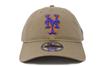 Kšiltovka NEW ERA 9TWENTY MLB New York Mets KHAKI Khaki Volná velikost