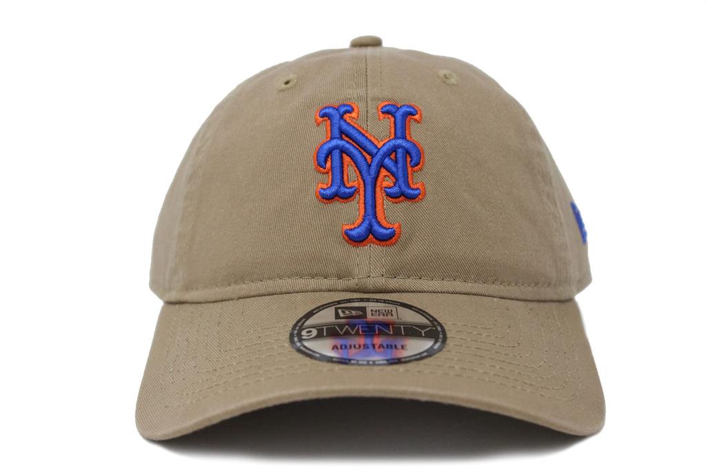 Kšiltovka NEW ERA 9TWENTY MLB New York Mets KHAKI Khaki Volná velikost