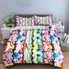 Colorful Wavy Stripes. Bedding Sets Duvet Cover Sets Duvet Covers Pillowcases(1 * Duvet Cover 2 * Pillowcases, Without Duvet Insert)