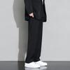 Men's Straight-Leg Draped Casual Trousers
