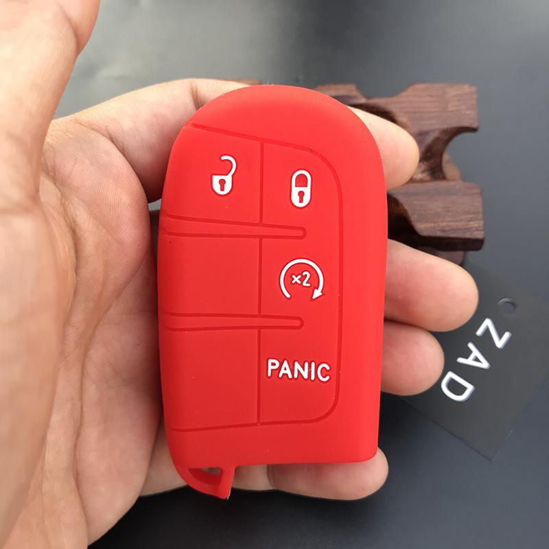 ZAD Silicone Case Shell Colorful Cover Case Silicone Gel Case For JEEP for Chrysler Dodge Auto Remote Control Car styliny Key