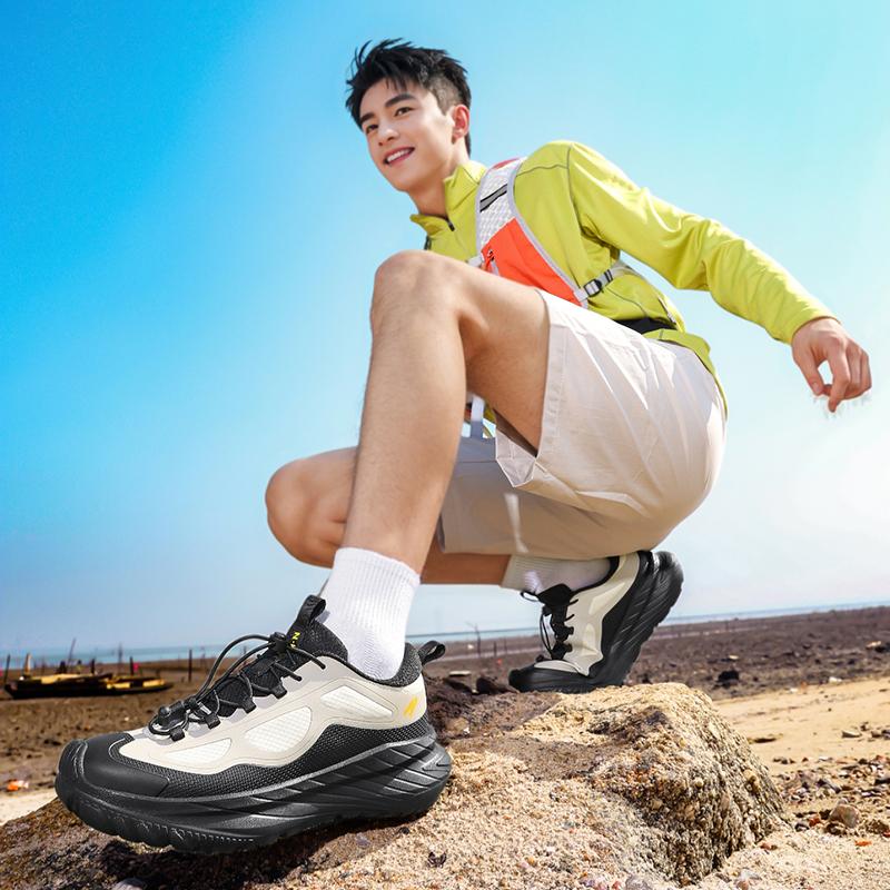 New Men'S Lightweight And Breathable Camping Hiking Shoes Wear-Resistant And Waterproof Sports Shoes Outdoor Leisure Shoes