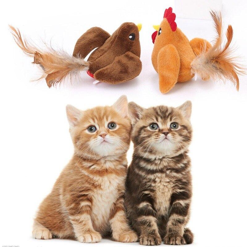 chicken cat toy