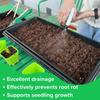 2pcs Mesh Plastic Nursery Trays with Holes Hydroponic Growing Tray  for Succulent