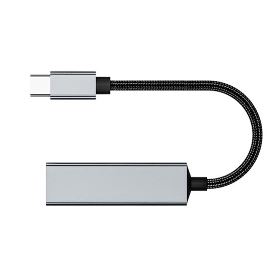 Type-C/USB to RJ45 Ethernet Adapter Driver-free Gigabit Network Cable Converter High Speed Network Card Adapter Support 10/100/1000Mbps for Desktop