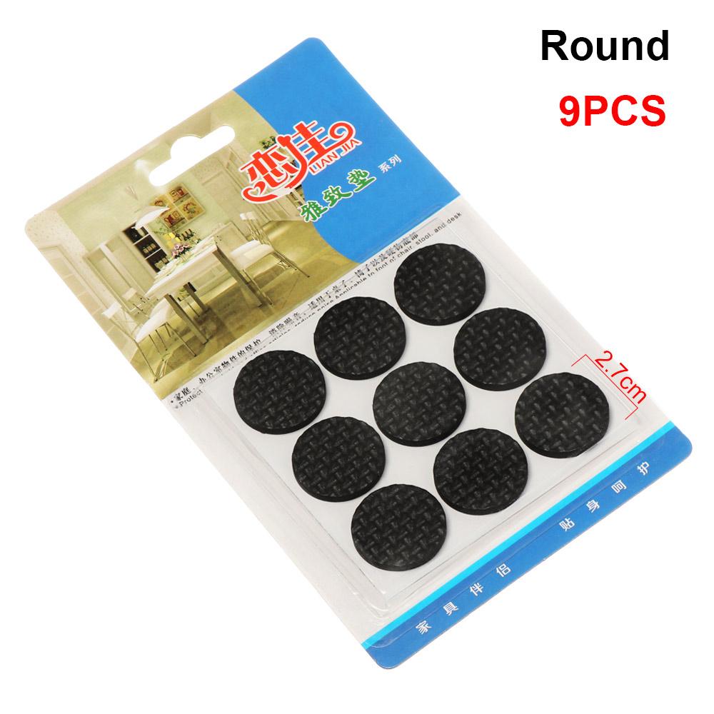 Geometric Shape EVA Furniture Leg Pads Thickening Anti Noisy Anti-slip Mat Self-adhesive Bumper Chair Fittings Floor Protector