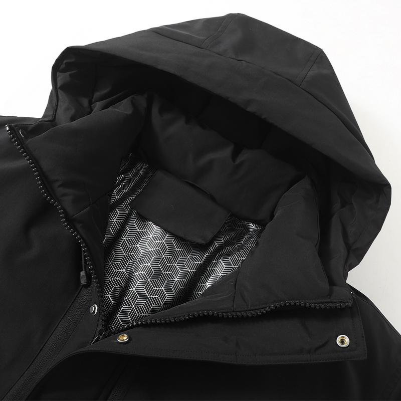 Plus Size 5XL-12XL Fashion Winter Men's Jackets Hooded Waterproof Casual Loose Thick Warm Oversize Outerwears Men Coat