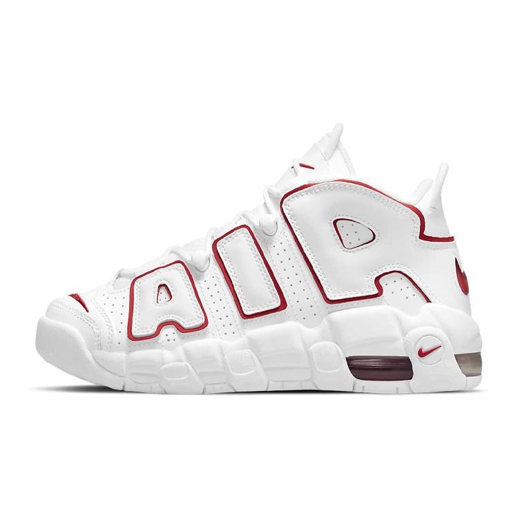 (GS) Nike Air More Uptempo White Varsity Red 2021 Kids DJ5988-100 EU 36