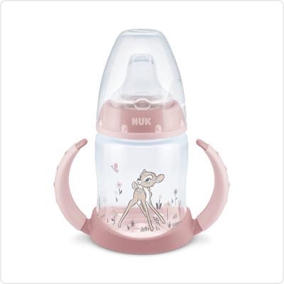 NUK Bambi Learner for Babies 6 Months and with Temperature FDNK10743071B Bottle, 150ml, Up, Gauge, Plastic,