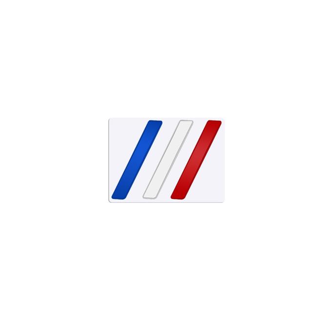 Glossy Black Car Emblem Metal Decorative Strips Badge Logo Body Decals Sticker For Peugeot 107 206 207 208 301 307 308 407 508