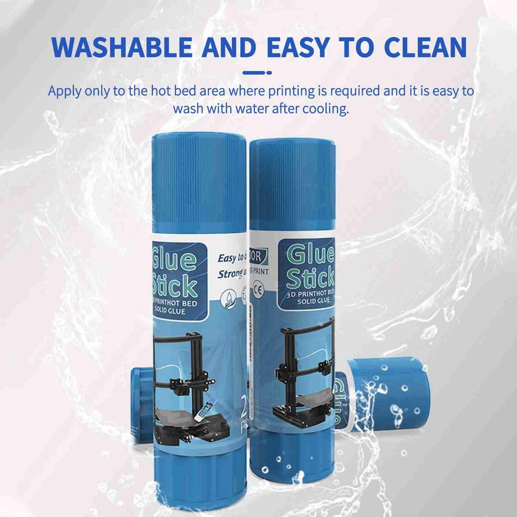 3D Printer Glue Sticks PVP Solid Glue Sticks Non Toxic Washable for Hot Bed Platform Glass Plate Easy Removing 6PCS