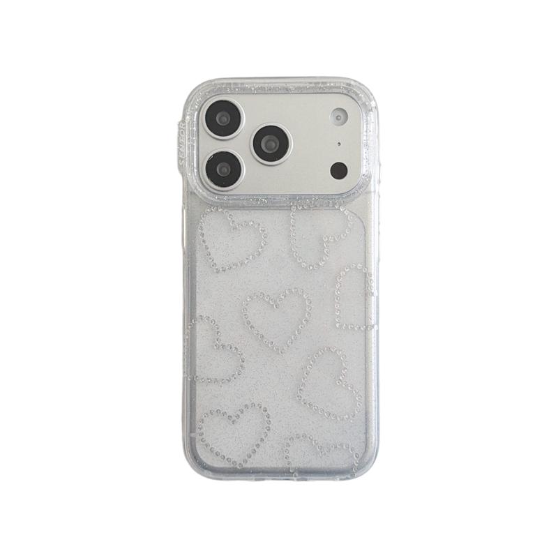 

Stylish Crystal Stars Heart Bowknot Glitter Shiny Phone Case For iPhone 17 Pro Max 16 15 14 13 Shockproof Back Cover iPhone17 Pro