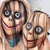 Neuer Halloween-Horror mit langen Haaren Cosplay Weibliche Geistermaske Rollenspielmasken Lustige Maske V-förmige Mundmaske Party Trickspielzeug