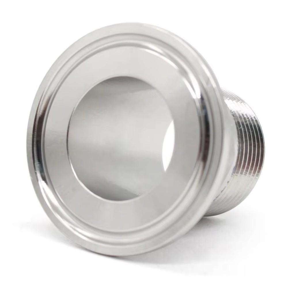 Sanitär-Dreiklemmen-Adapter Edelstahl-Adapter Industrielle Rohrleitungen