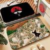 Anime N-Naruto Cool Carpet Bathroom Anti-slip Mat Door Mat Home Decoration Mat Entrance Door Mat Scratch-resistant Door Mat