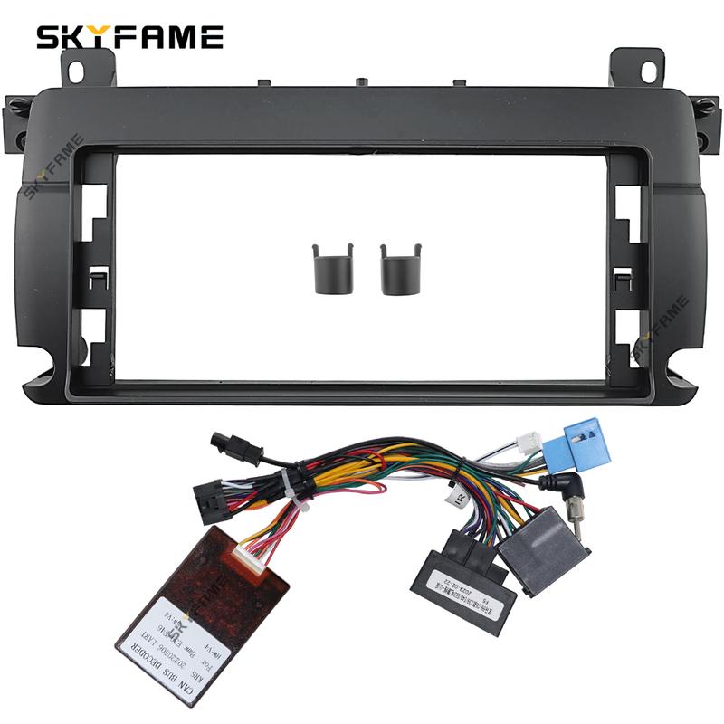 SKYFAME 12.3/9/7 Inch Car Frame Fascia Adapter Canbus Box Decoder Android Radio Dash Fitting Panel Kit For BMW E46 3 Series M3