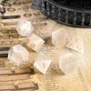 7PCS DND Dice Set White Cats Eye Polyhedral Dungeons Dragons Tabletop Games