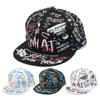 Lente en zomer nieuwe hiphop hoed gepersonaliseerde graffiti platte klep baseballpet platte klep hoed mannen en vrouwen