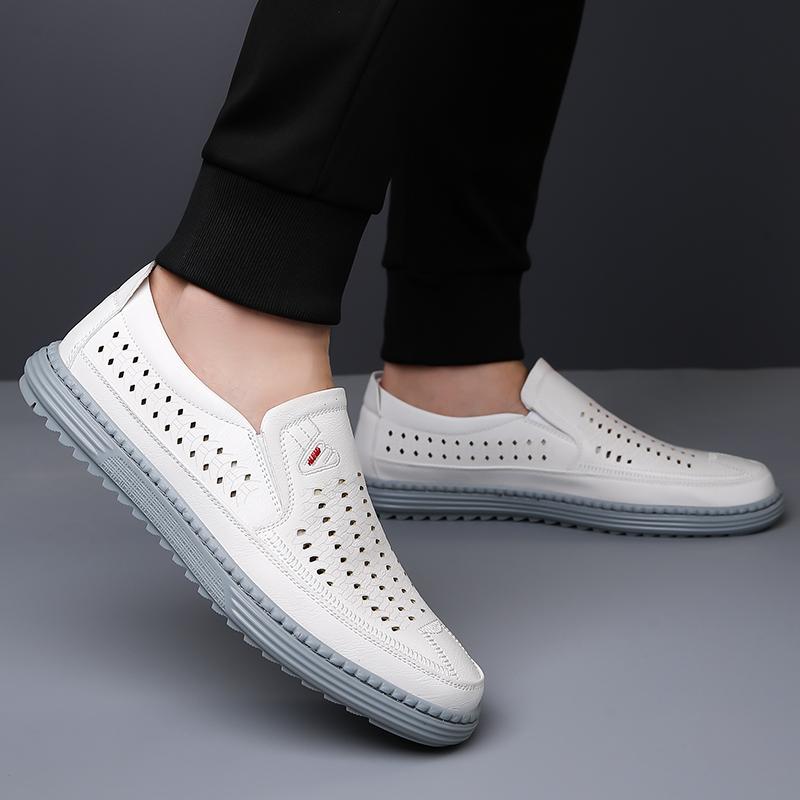 Summer Men's Golf Shoes Outdoor Fashion Anti Slip Breathable Golf Men's Lightweight Leisure Comfortable Walking Shoes Size 38-44