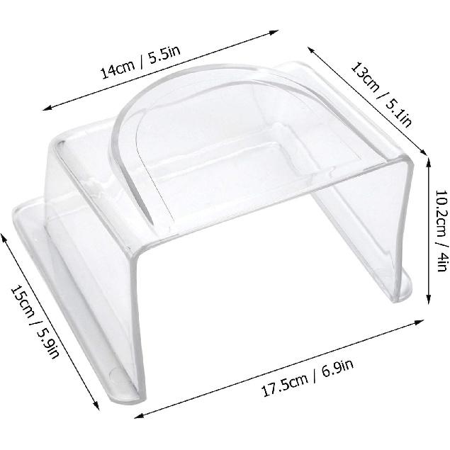 Waterproof Plastic Rain Cover, Rain Shell Shelter Protection for Outdoor Access Controller Fingerprint Lock, Rainproof Cover Sell Protector Door Lock