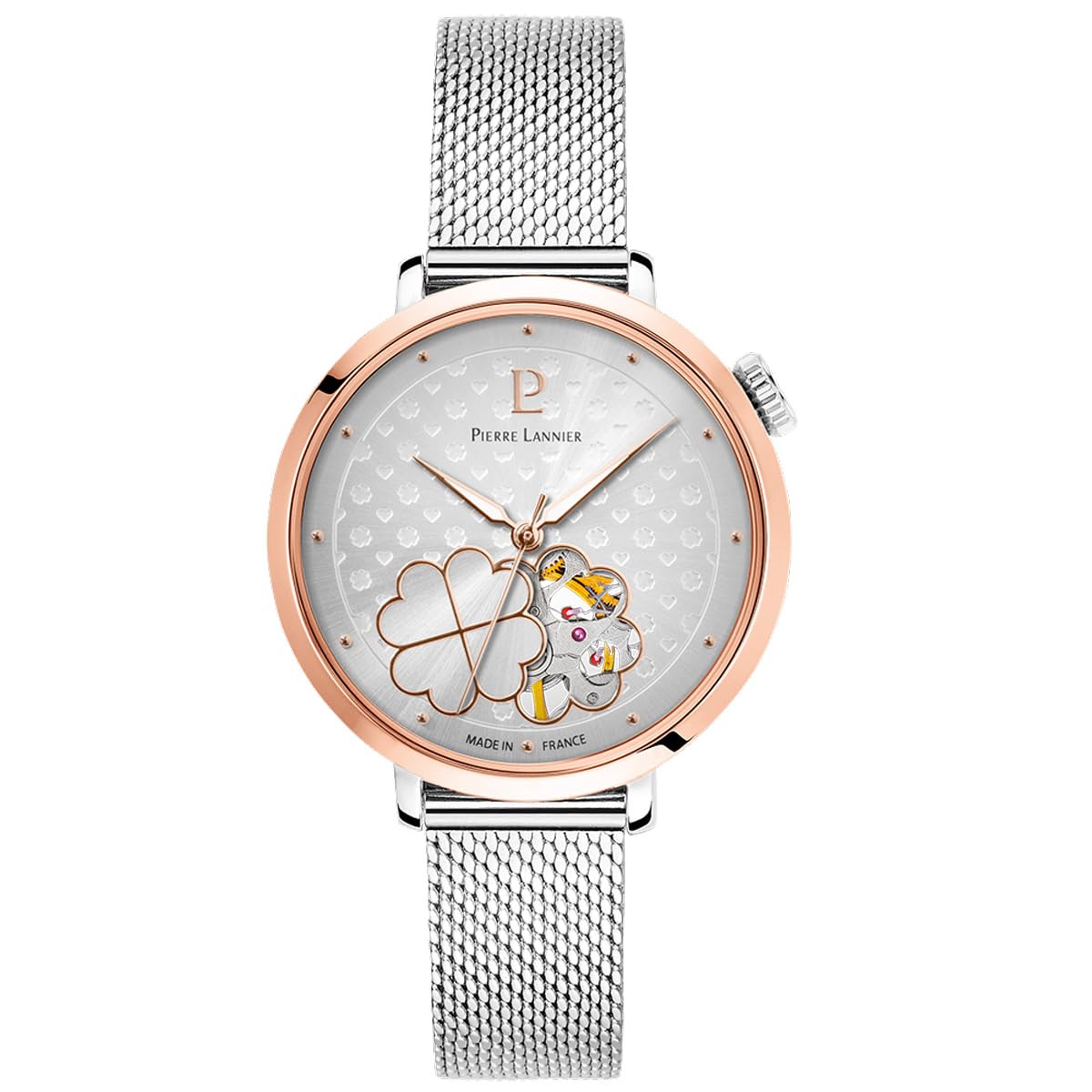 

Automatic Clover Esperance Watch Imported [Pierre Lanier] Women s [Regular Product] (Silver)