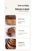 Acacia Wood Salad and Rice Bowl - Large Round Wooden Basin Tableware