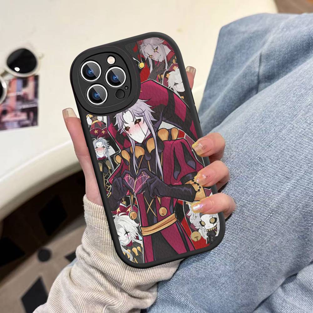 The Freak Circus Pierrot Phone Cover For IPhone 11 12 13 14 15 16 Pro Max Mini Plus Soft Leather Case