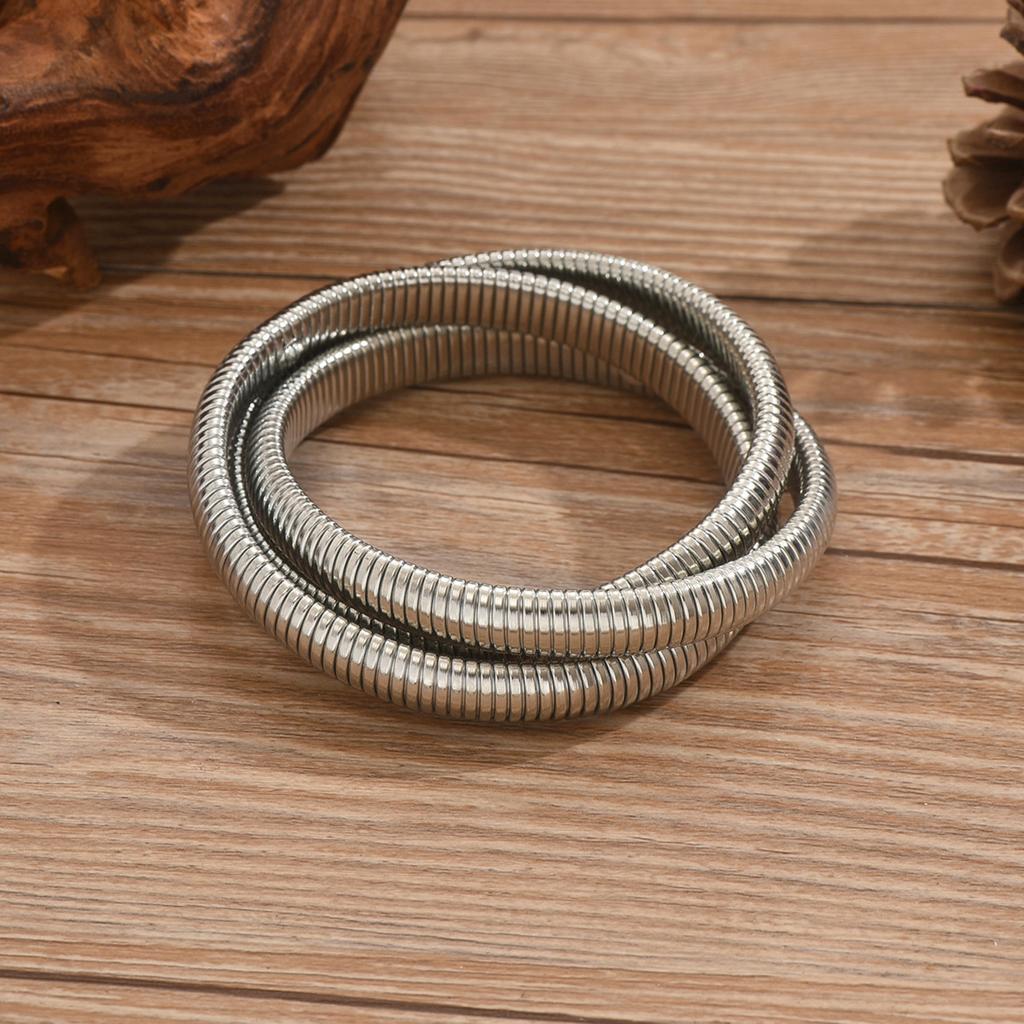 Cold Wind Wrapped Snake Bone Metal Necklace Personality Exaggerated Collarbone Chain