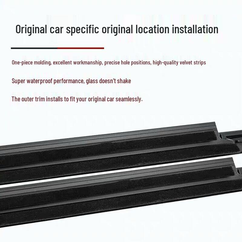 09-14 Spirior Car Window Trim: Outer Door Waterproof & Decorative Sealing Strip.