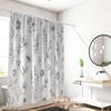1PC Floral Pattern Printed Shower Curtain, Waterproof, with 12 Hooks, Bathroom Showers, Bathtub, Fashionable Home Use