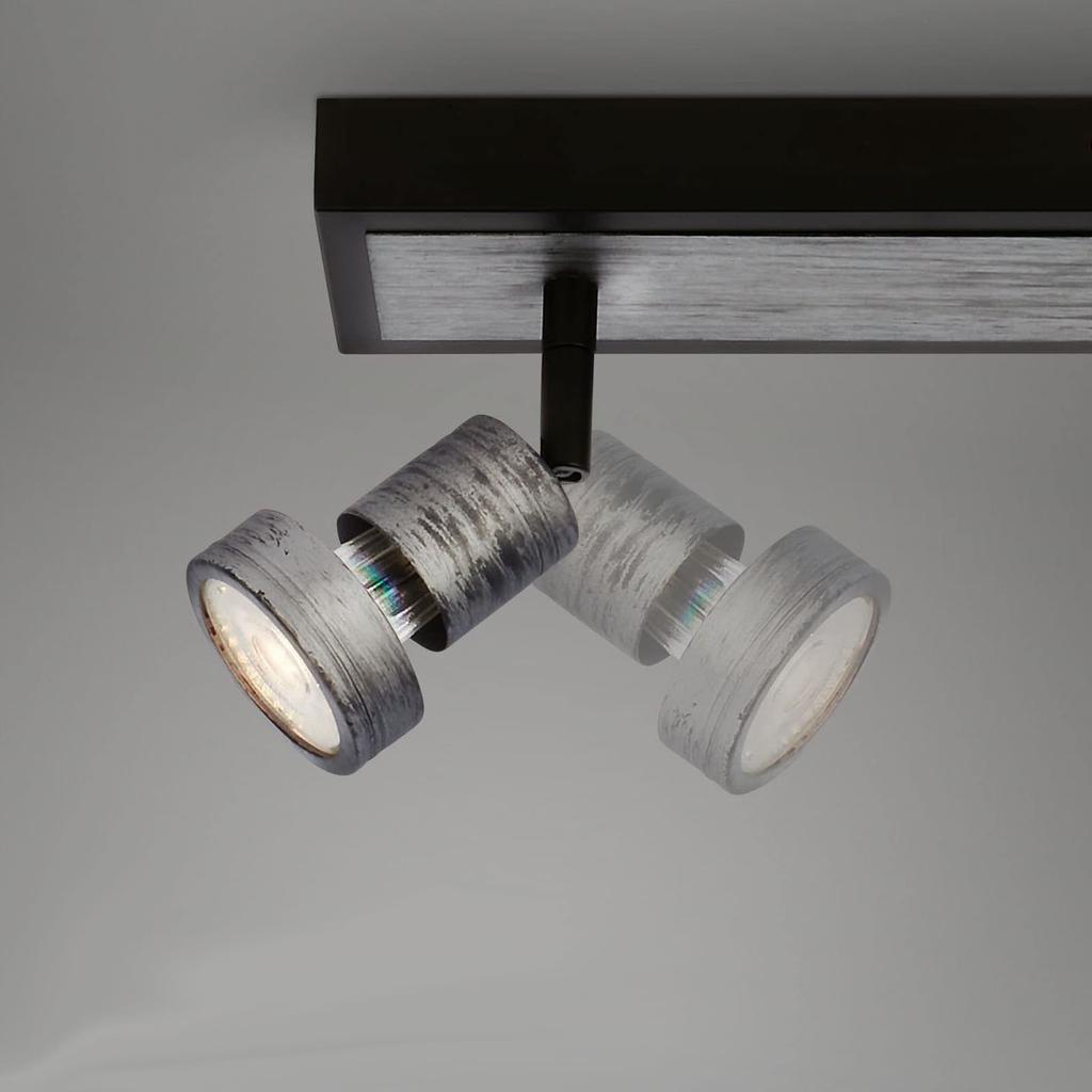 Reflektor sufitowy led lampa spot 3xgu10 obracane klosze - salon pokój