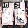 Mirror Phone Case for iPhone 15 11 13 14 for 15 16 Pro Max 12 13 16 Pro Cloud Flower and Animal Cute Style Phone Case