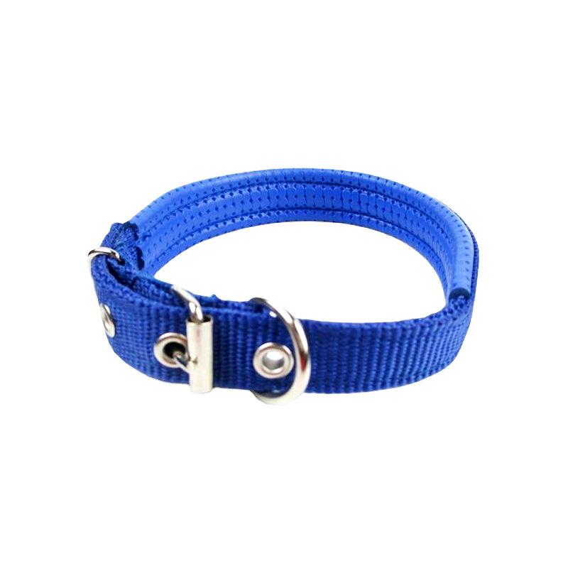 Chinese Style Nylon Dog Collar with Soft Foam Leather Lining 1.5cm Width