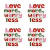 10pcs /Lots Trendy Pattern Letter Slogans Embroidery Patch Diy Pink Cartoon Couple Patch Iron On Patches Sew Stickers Badge Decor 