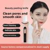 Ultrasonic Leather Shovel Machine, Beauty Instrument Electric Blackhead Removal Cleansing Leather Shovel Knife English Facial Beauty Instrument