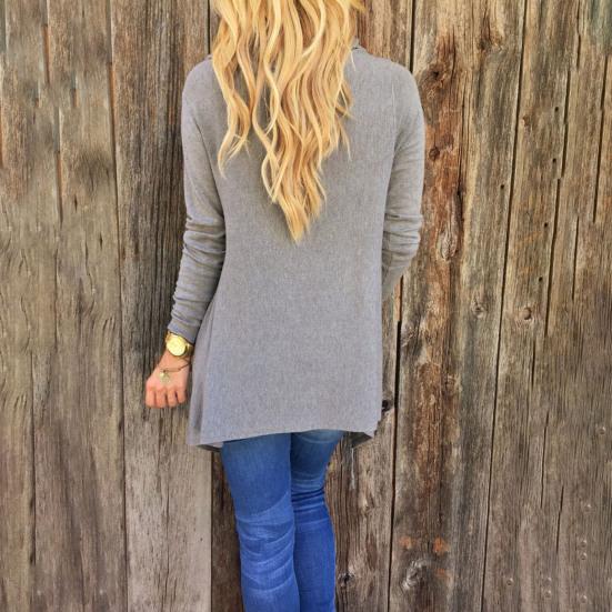 Women's Tassel Hem Shawl Cardigan Asymmetric Hem Pullover Poncho Coat Fringed Cowl Neck Wrap Cape Outerwear