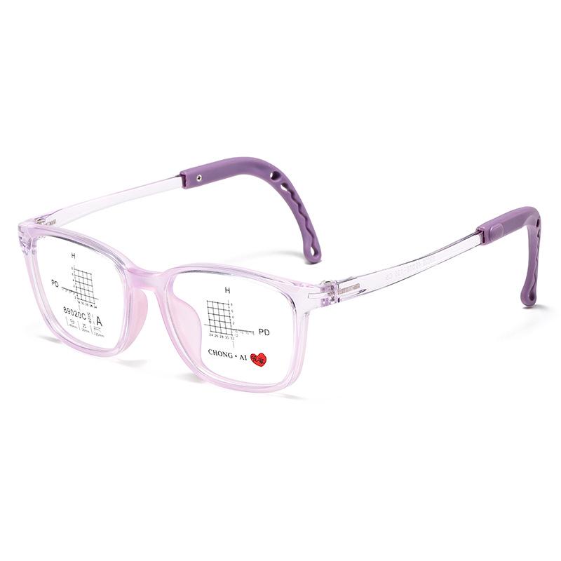 

New Silicone Glasses Frame for Kids, Compatible with Defocus Control Myopia Lenses, Anti-Slip Temples