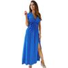 Women Print Polka Dot Dress Comfortable Lightweight High Recognition Elegant Style Slimming Flattering Fit Daily Wear