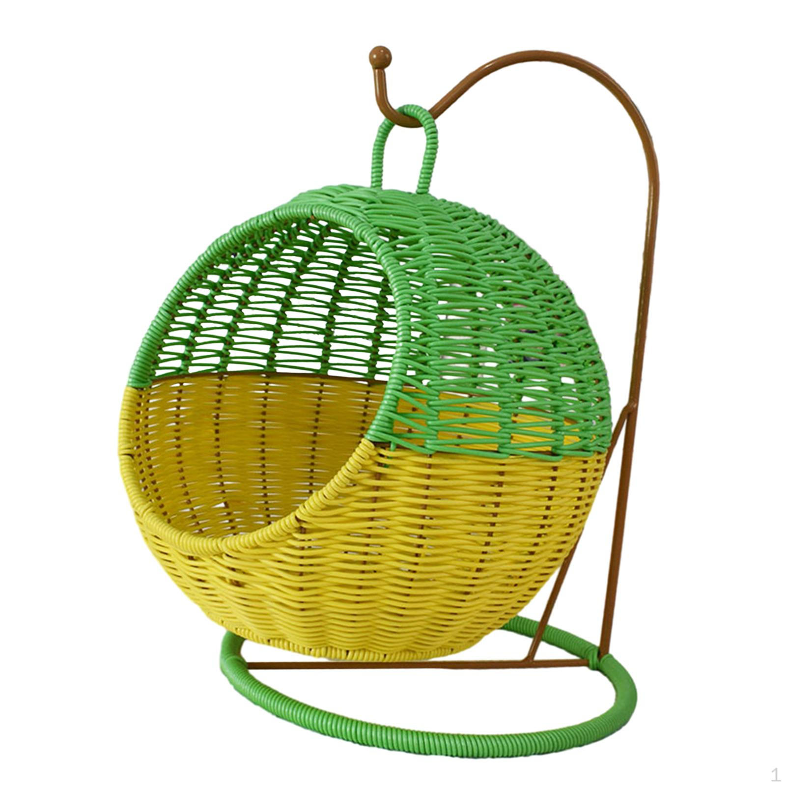 

Фруктовая корзина ручной работы для организации и декора дома Green Yellow