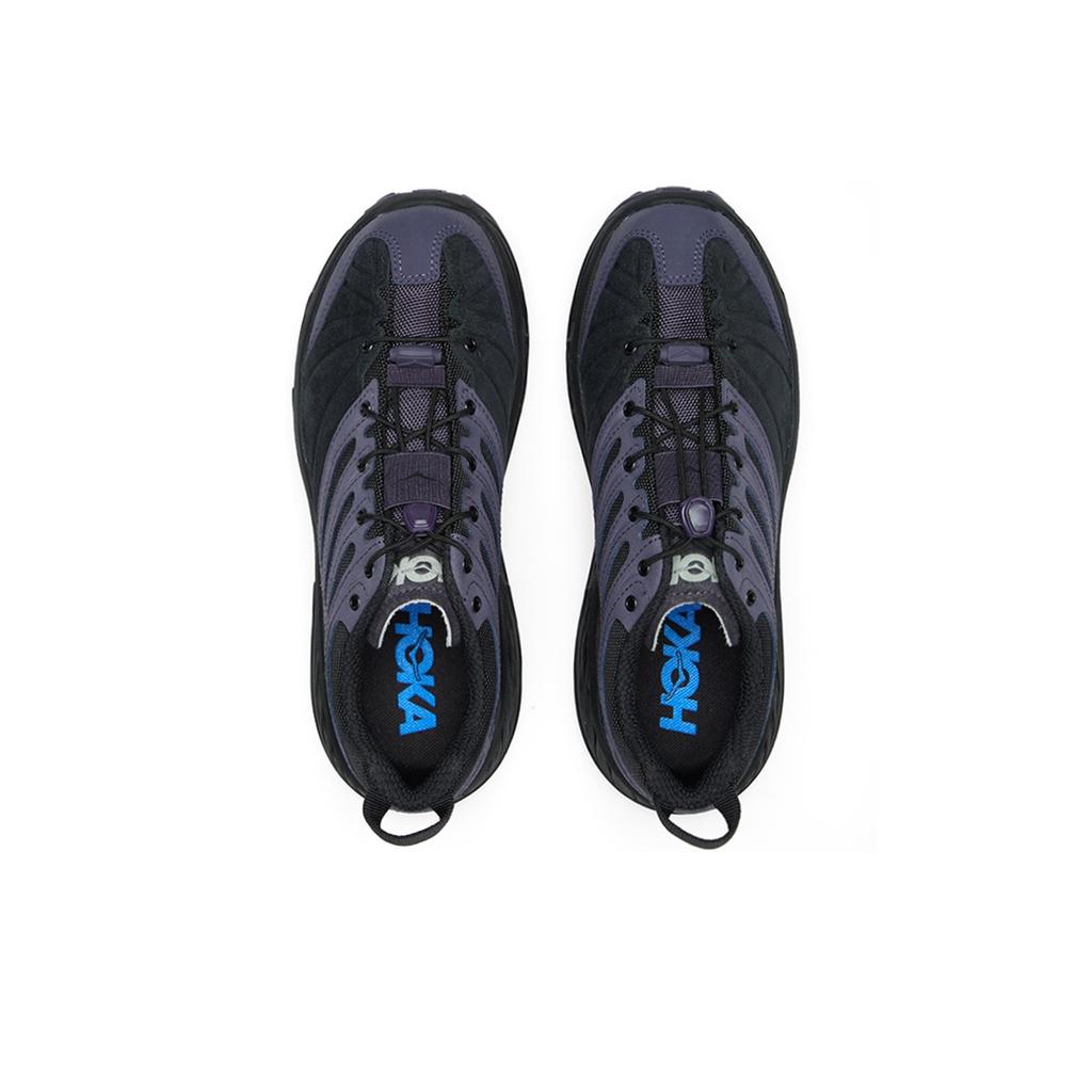 Hoka One One Stinson Evo Og Classic Versatile Running Shoes Unisex Sneakers Black Purple 1166450-BBLC