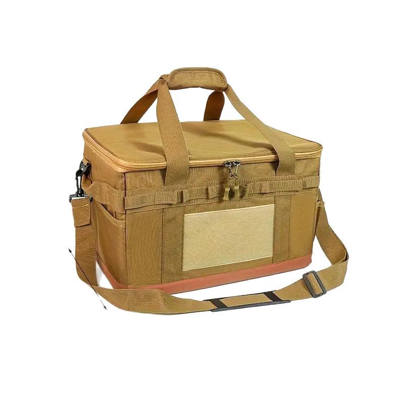 Outdoor Camping Storage Bag BBQ Picnic Extra Hard Anti-collision Bag Multifunctional Meal Kitchenware Set Pot Large Capacity Finishing Bag