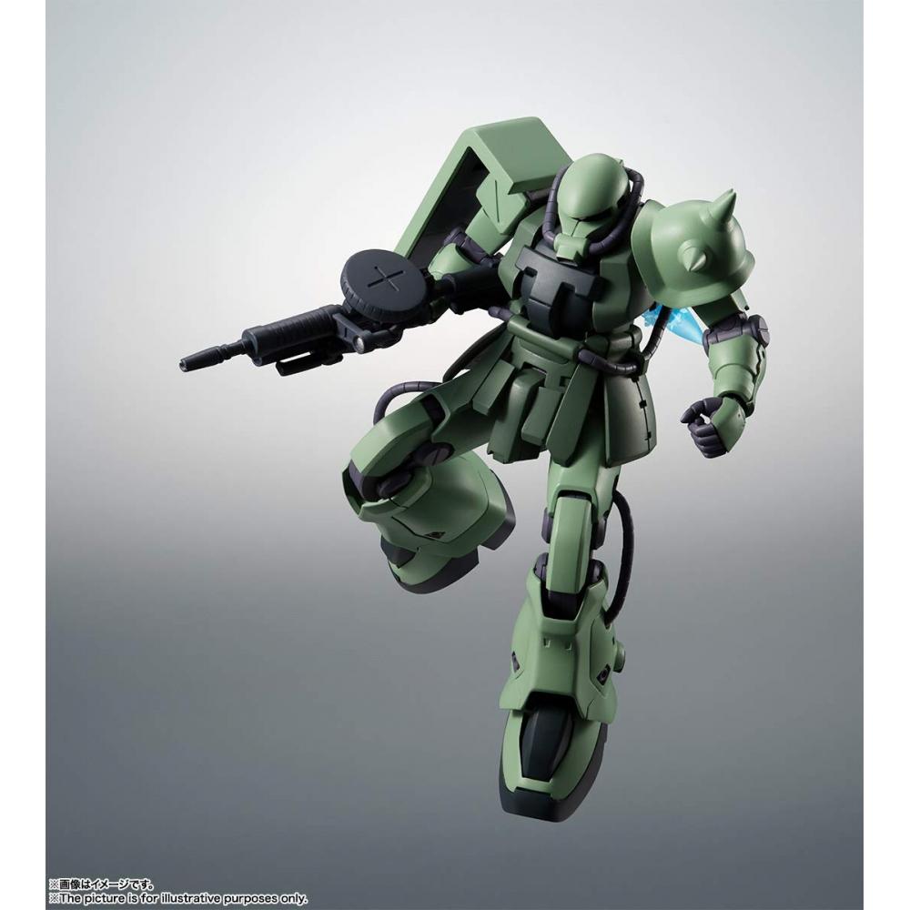 ROBOT Spirits Mobile Suit Gundam 0083 [SIDE MS] MS-06F-2 Zaku IIF tip 2 ver.. ANIME. Aproximativ. Figurină mobilă vopsită ABS&PVC de 125 mm