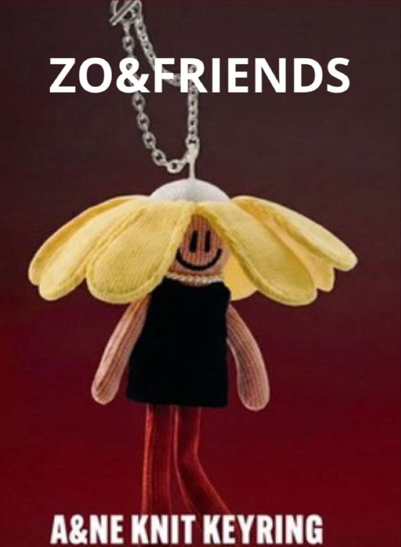 

[USED] ZO&FRIENDS A&NE KNIT KEYRING