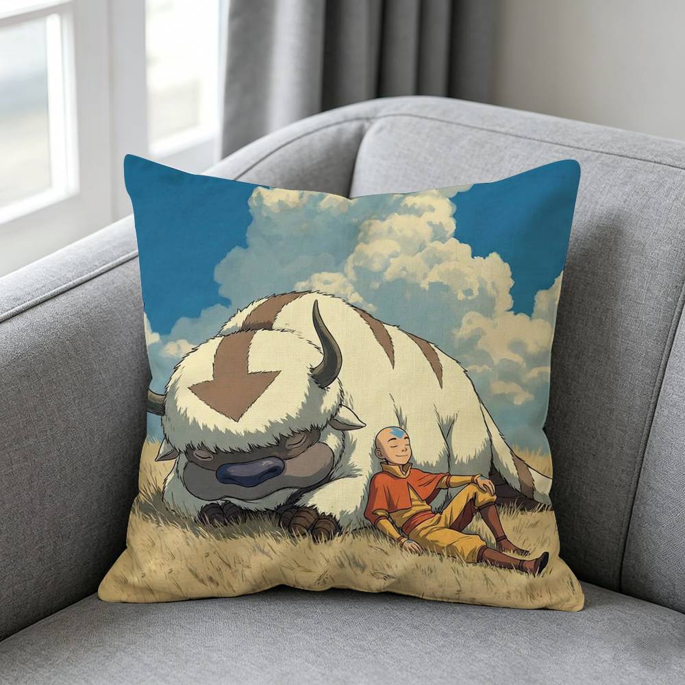 Avatar Der Letzte Airbender Kissenbezug Geschenk Hochauflösender Digitaldruck Überraschung lebendiges Muster Haushalt